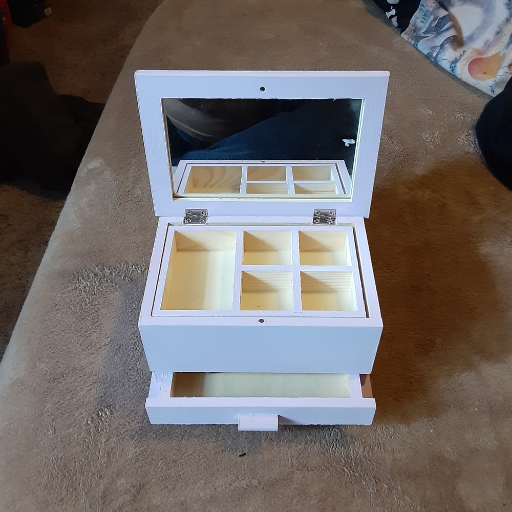 Hand painted jewelry box